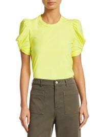 A L C  - Kati Puff-Sleeve Tee at Saks Fifth Avenue